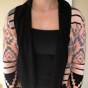 printed cardagain. under waist length.